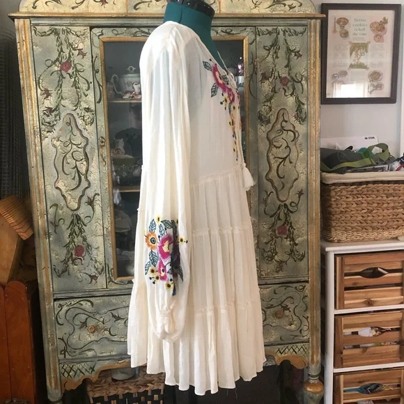 Free People Boho Floral Dress - Picture 4 of 8